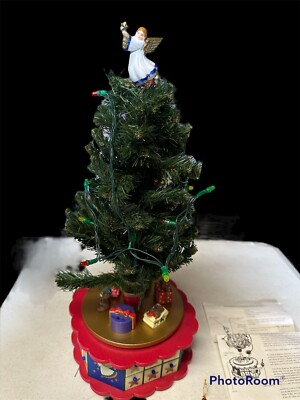 vintage-1996-avon-christmas-is-coming-musical-advent-christmas-tree-tested-works-ebay