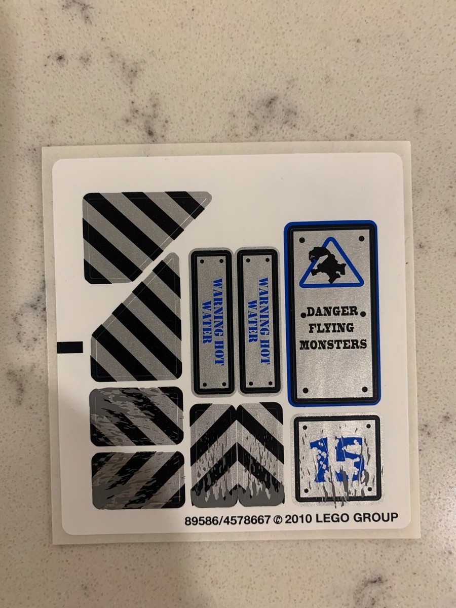 WORLD専用 LEGO STICKER SHEET for 8190 Claw Catcher, New & Genuine | eBay