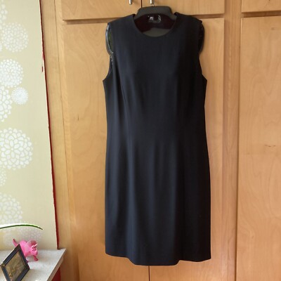 bergdorf goodman little black dress Vintage 90s Michael Kors for Bergdorf Goodman sleeveless black dress, size  12