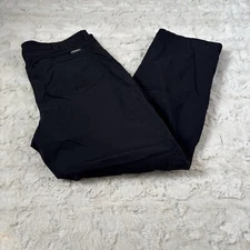 Eddie Bauer Men's Size 36x30 Black Fleece Lined Tech Pant