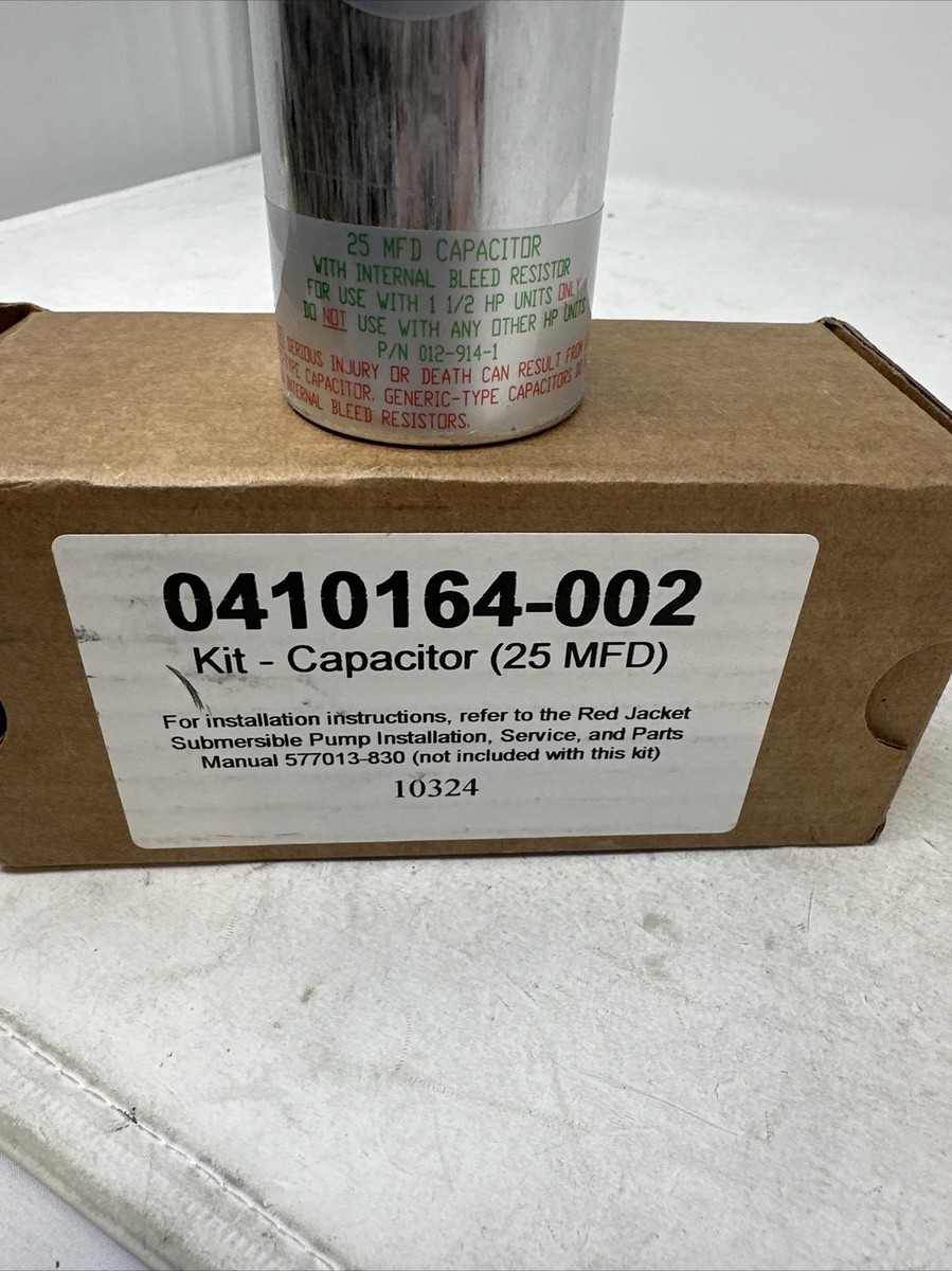 Veeder Root 0410164-002 Red Jacket Capacitor Kit, 25 MFD (1.5 HP