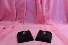 SQUARE Barbie STANDS Black LOGO Straddle pedestal Doll stand fits Silkstone TNT