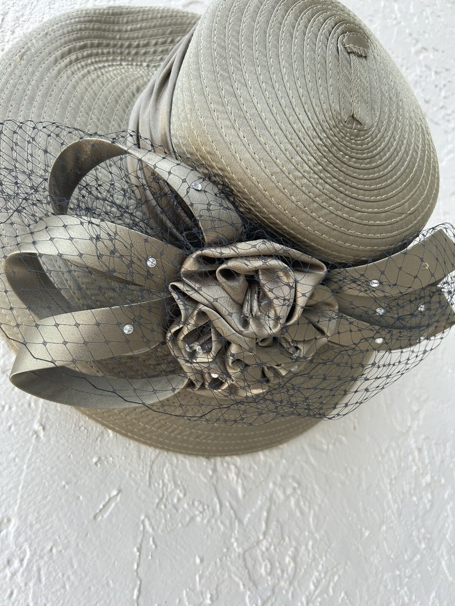 Ellie Fine Hat Women Olive Color Antique | eBay