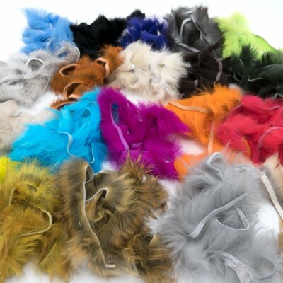 CROSSCUT RABBIT STRIPS - Hareline Fly Tying Material Zonker Fur Jig Fishing NEW!