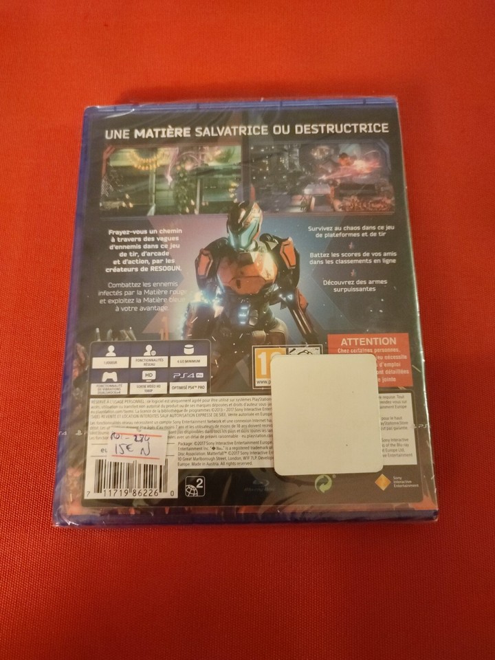 Jeu PS4 MATTERFALL - Version UK/EURO - Occasion Bon état - Action/plateforme Par Housemarque