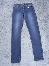 Forever 21 Jeans Womens 27 Blue Skinny Dark Wash Denim Slim Pants Casual Bottoms