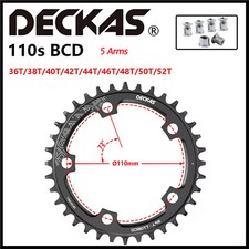 DECKAS 36-52T 110BCD Chainring