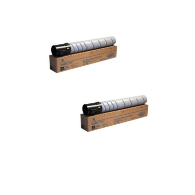 Lots of 2 OEM Konica Minolta TN514K (A9E8130) Toner Cartridge C458 C558 C658