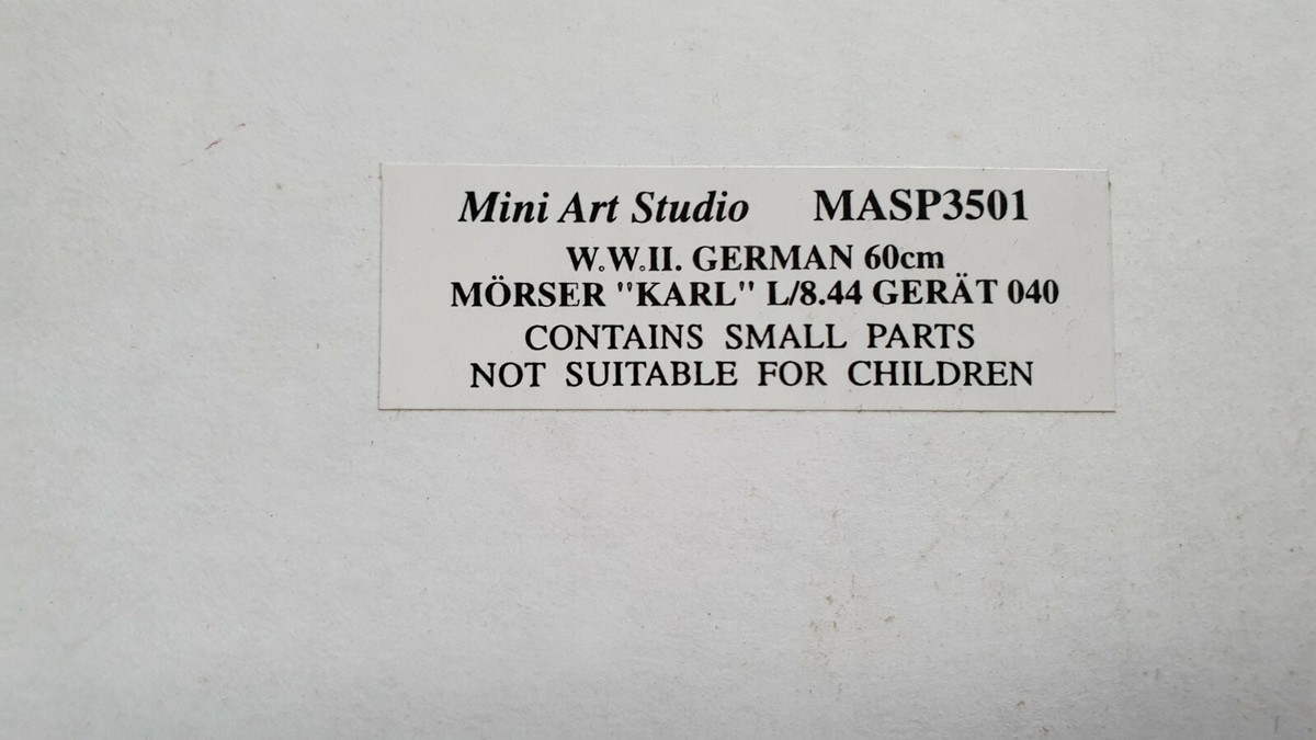 レジンモデル MASP 3501 GERMAN 60 CM MORSER 未使用 レジンモデル MASP 3501 GERMAN 60 CM MORSER 未使用 レジンモデル