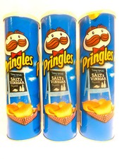 PRINGLES SALT  VINEGAR Potato Crisps Chips 3 cans FAST SHIP