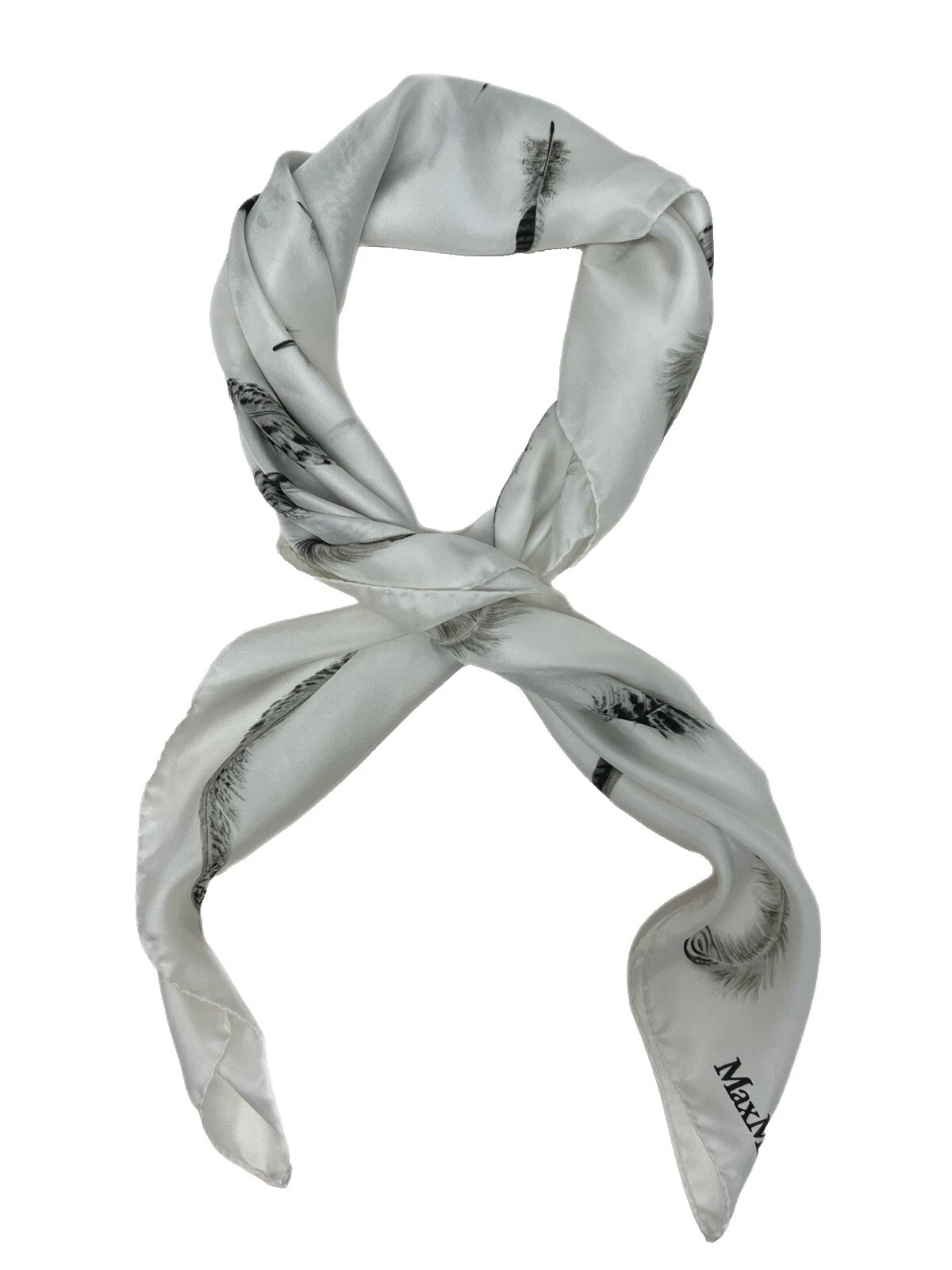 White 100% Silk Scarves & Wraps for Women