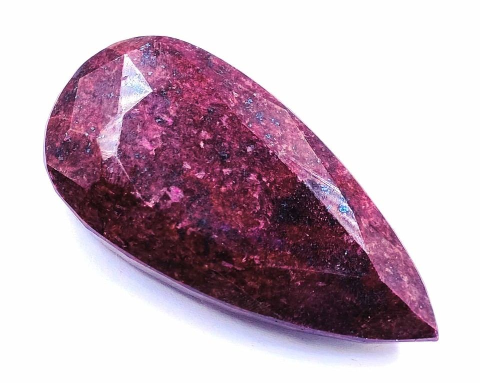 IGL Certified 348 Carat Natural Red Ruby Pear Shape Loose Gemstone ...