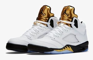 jordan retro white and gold