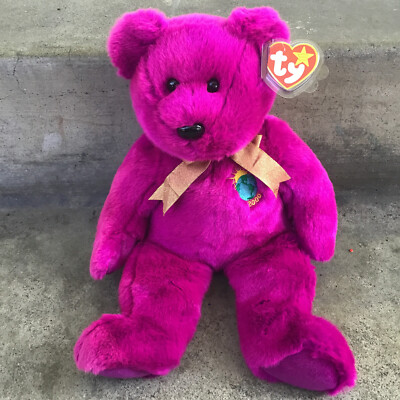 Vintage 1999 Ty Millennium Bear 14