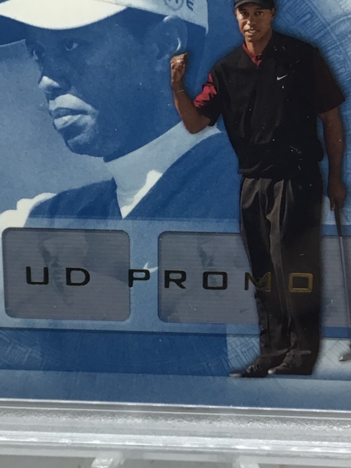 2004 Upper Deck Promo #43 Tiger Woods PSA 9 view 2