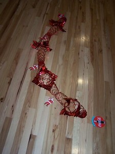 Coca Cola Christmas Party Decoration Santa Claus Red Foil