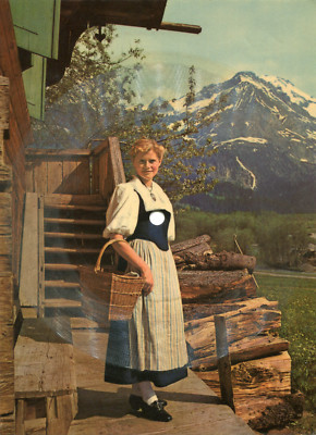 VTG Phonoscope Postcard 45 COSTUME OF SANNEN Sweden Swedish Woman Que Sera Sera