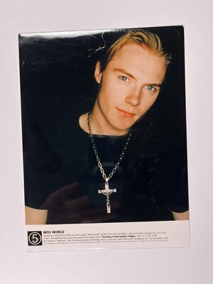 Boyzone Ronan Keating Photo Original Coloured Press Promotion Circa 1990s