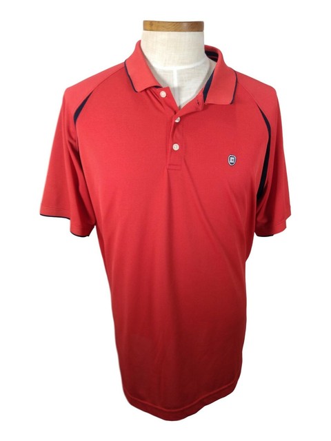 Download CHAPS Ralph Lauren FRONT LOGO Red-Black POLO SHIRT Mens ...