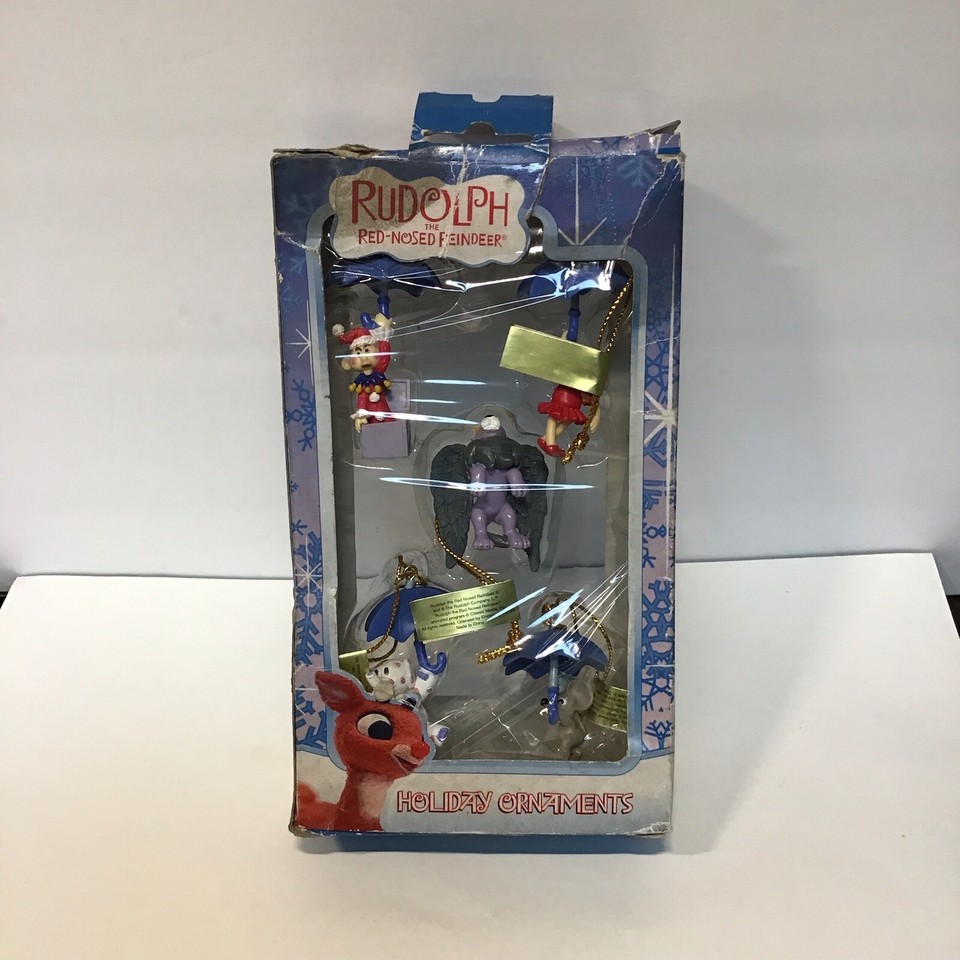 Enesco Rudolph The Red Nose Reindeer Miniature Mini Christmas Ornament ...