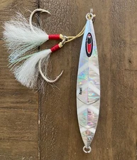 Chrome/G-Slow Pitch Jig 180gms Double assist Hooks high Quality Tuna Yellow tail