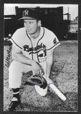 1971 HOUSE OF JAZZ  Eddie Mathews  MILWAUKEE BRAVES  NM  A   RARE!