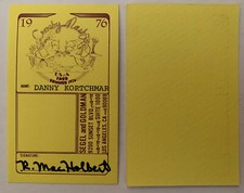 Crosby Nash 1976 Tour Danny Kortchmar Backstage Pass Signed By Mac Holbert