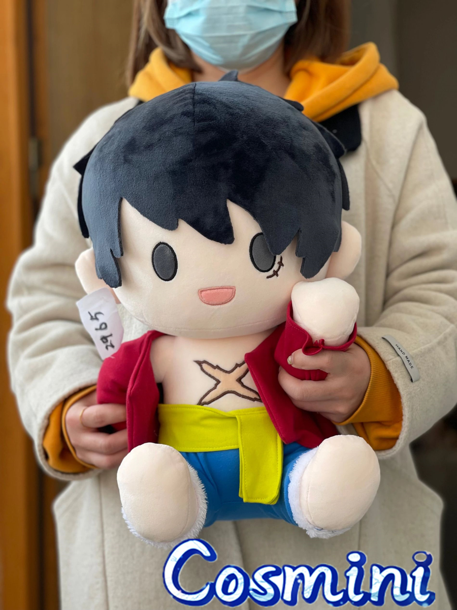 ONE PIECE Luffy 40cm Plush Dress up Doll Stuffed Toy Xmas Gift