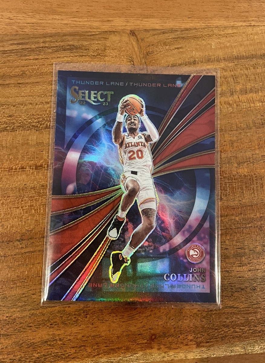 John Collins 2022-23 Panini Select Thunder Lane Silver Prizm