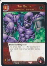 FFO-019 THE BRUTE Upper Deck Marvel VS System COSMIC POWER FRIGHTFUL FOES