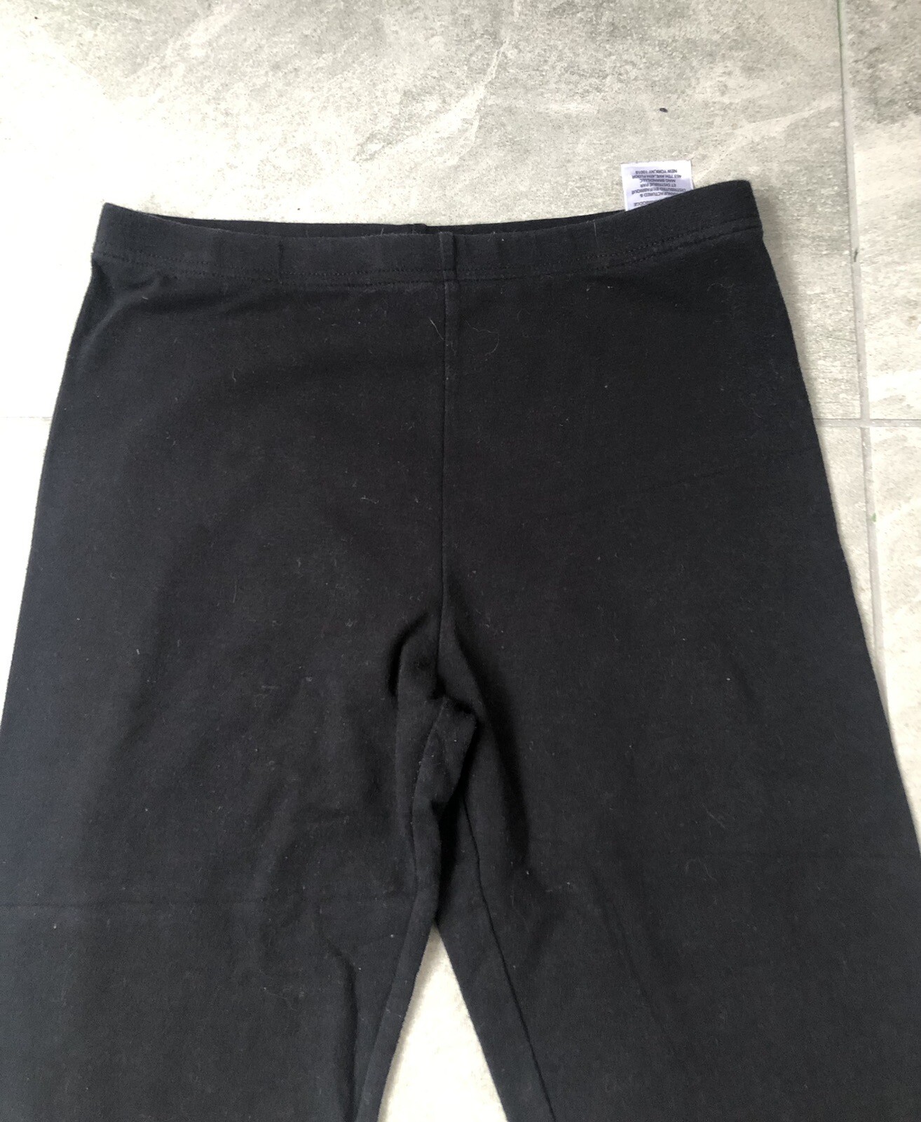 FILA Joggers Sportivo Donna Nero Leggings Stampa Logo Elasticizzato Vita Piccolo