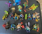 Vintage TMNT Teenage Mutant Ninja Turtles Lot Of 12 Figures, 4 Vehicles