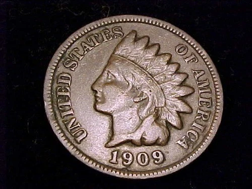 1909 Indian Head Cent, strong Very Good, almost Fine in Grade.