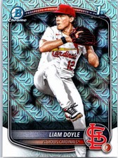 2025 Bowman Draft #BDC-12 Liam Doyle Chrome Mojo Refractor