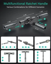 24 in 1 Ratchet Screwdriver Set Magnetic Screwdriver Kit DIY Repair Tool Kit