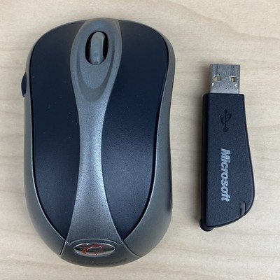 Microsoft Wireless Notebook Optical Mouse 4000 - With Receiver -Tested & Works