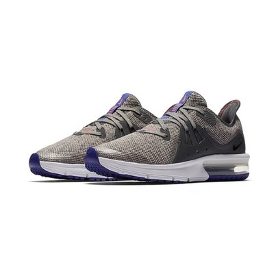 211 Nike Kids Air Max Sequent 3(GS) Sneakers Dark Grey/Black Size 6 Y US