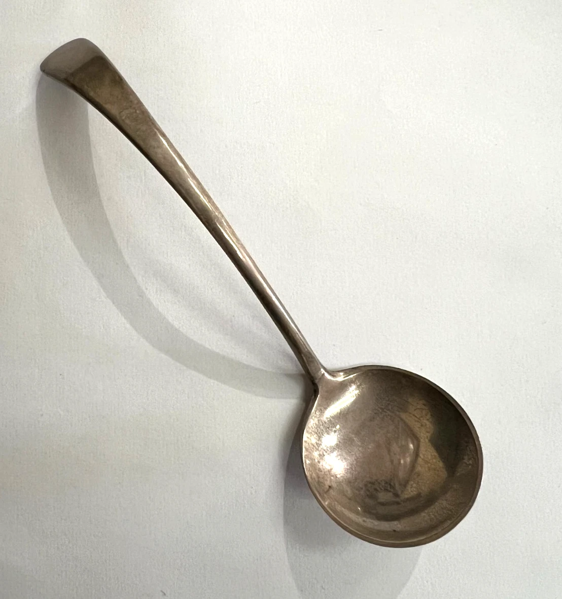 VINTAGE R. BLANKINTON & CO. STERLING SILVER CREAM/ SAUCE LADLE 5 1/4"