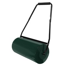 Rouleau à gazon en acier vert 50 L compacteur pour nivelage de terre et jardin