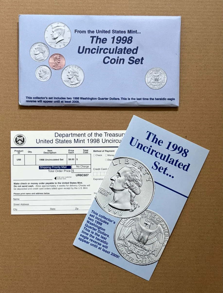 25+ Uncirculated 1998 US Coin Mint Sets for sale | Updated Sep 2026