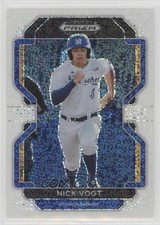 2022 Panini Prizm Draft Picks White Sparkle Prizm Nick Vogt #PDP210 11oq