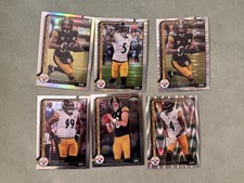 2025 Topps Chrome Football - Pittsburgh Steelers Lot. Rookies And Refractors