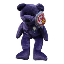 Ty Beanie Baby Princess Diana Bear 1997 With Tag And Protecter