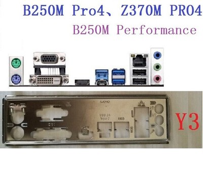 1PCS BACKPLANE IO I/O   FOR ASRock B250M Performance Z370M PRO4 MOTHERBOARD *lj