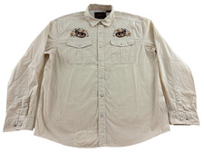 Howler Brothers Gaucho Snap Shirt Lazy Gator Sz. L Long Sleeve Pearl Snap Shirt 