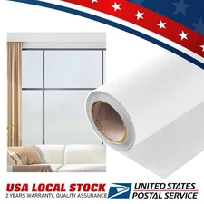Uncut Roll Frosted Glass Window Film Privacy Protect Fit For Home Office Bedroom