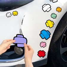 1x Car Scratch Cover Stickers Cute Funny Cartoon Woundplast Shape Van Body Decor
