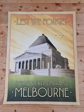 119.5cm Harper & Charlie “Lest We Forget” Shrine of Remembrance Melbourne Poster