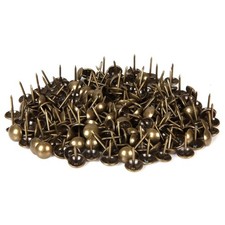 5/8 x13/16 Antique Bronze Upholstery Tacks Furniture Sofa Thumb Tacks Push P...