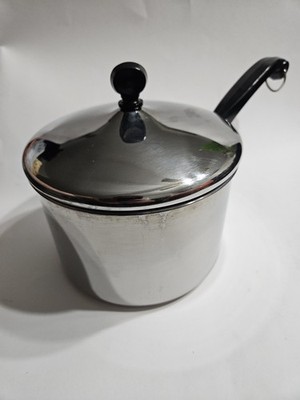 FARBERWARE 3 QT Saucepan & Lid Stainless Steel Pot Cookware Durable 21C